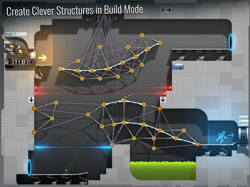 I-download ang Bridge Constructor Portal – Puzzle Game na Masaya - Screenshot 10