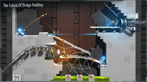 I-download ang Bridge Constructor Portal – Puzzle Game na Masaya - Screenshot 2