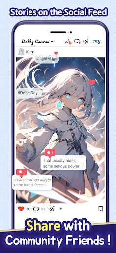 I-download ang Dobby Canvas – AI Art Generator at Anime App - Screenshot 4