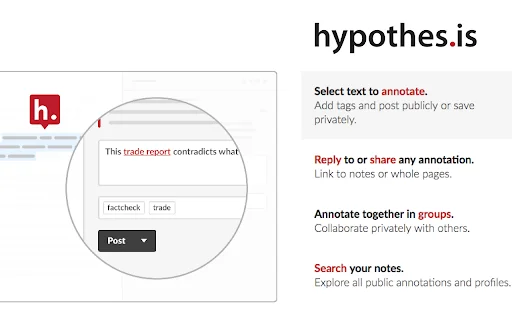 I-download ang Hypothesis: Pinakamahusay na Annotation Tool para sa Web at PDF - Screenshot 1