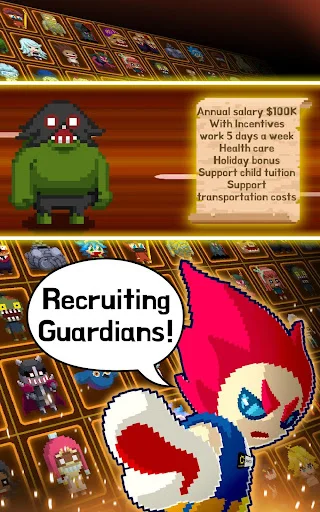 I-download ang Videogame Guardians: Retro Idle RPG Para sa Android - Screenshot 10